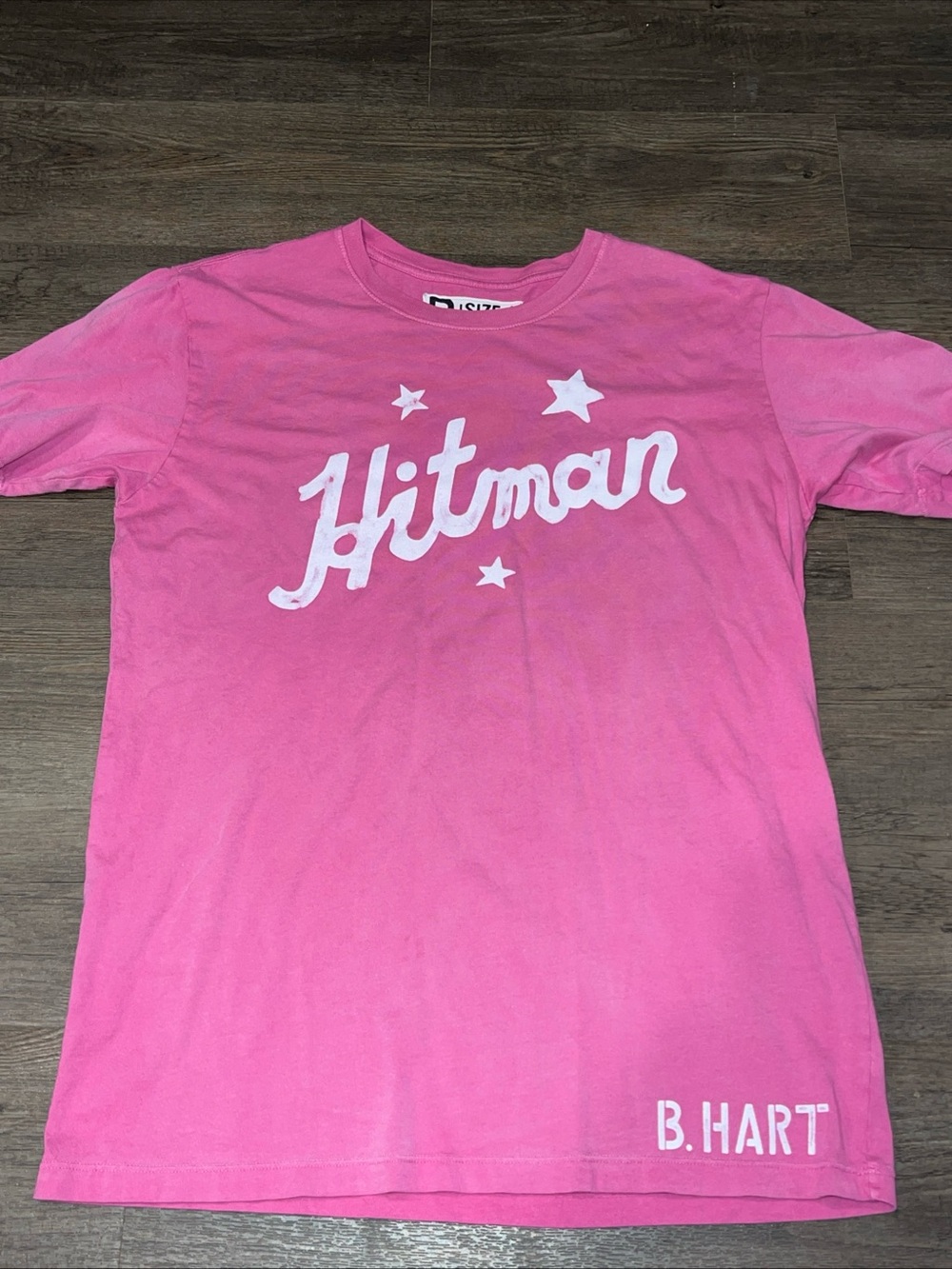 Roots of Fight Bret Hart Shirt Pink Limited Edition Hitman WWE